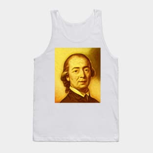 Johann Gottfried Herder Golden Portrait | Johann Gottfried Herder Artwork 9 Tank Top